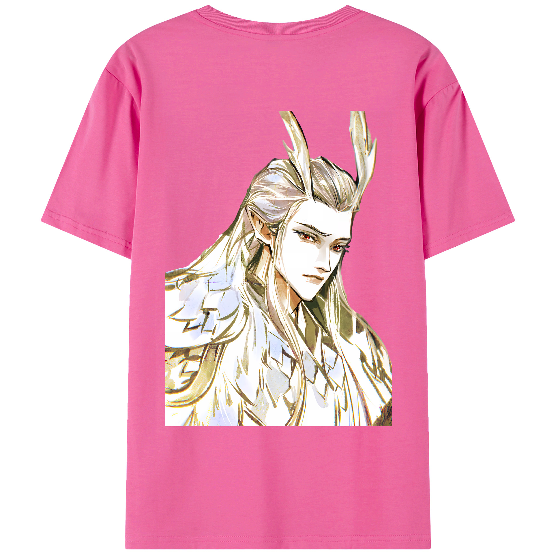 （画像用） Ne Zha 2 ナタ 魔童の大暴れ レディース半袖Tシャツ(バックプリント)